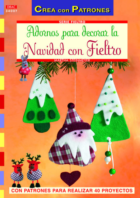 Serie fieltro nº 7. Adornos para decorar la navidad con fieltro - Imagen 2