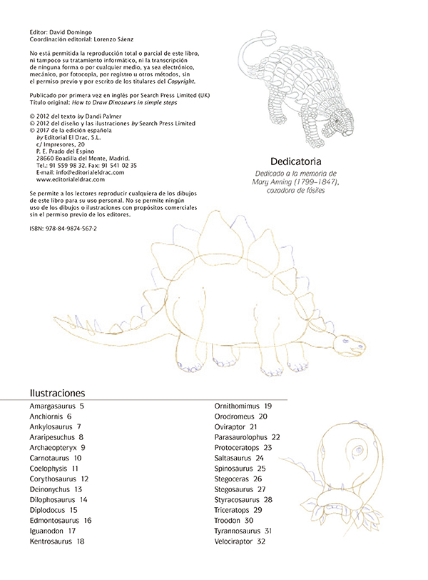 Cómo dibujar Dinosaurios.indd