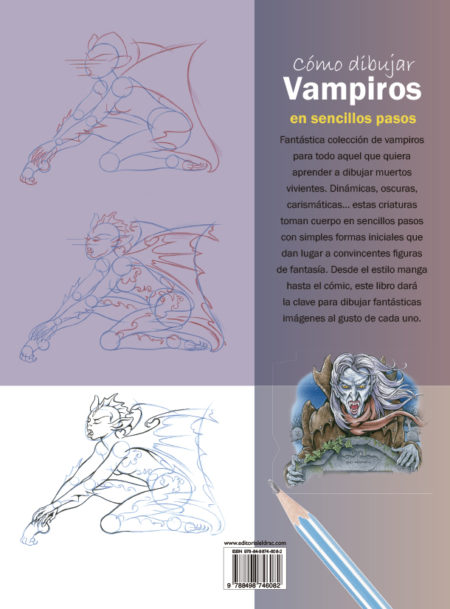 Cómo dibujar Vampiros en sencillos pasos - Imagen 2