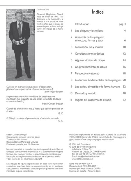 El ropaje y la figura humana. Cómo dibujar pliegues, tejidos y vestidos - Imagen 2