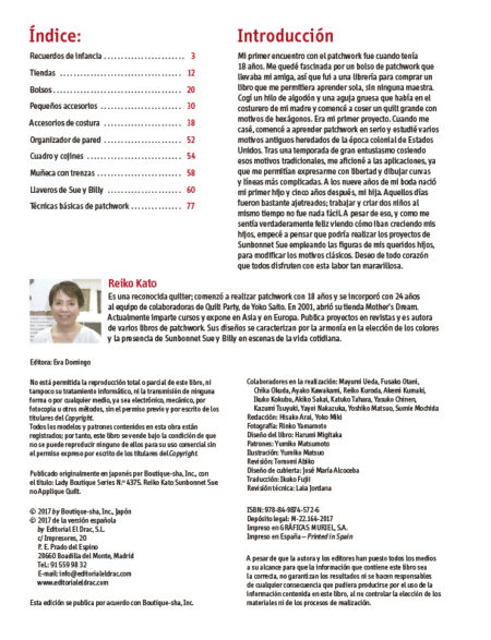 Las aplicaciones de Sunbonnet Sue de Reiko Kato - Imagen 2