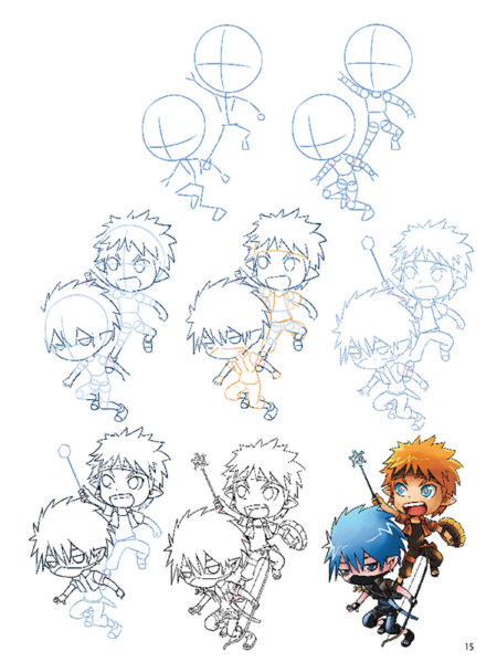 Cómo dibujar manga chicos en sencillos pasos - Imagen 4
