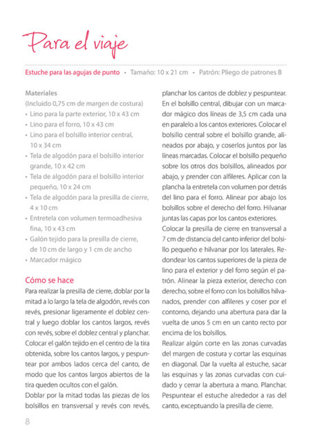 Serie tela nº 6. Alfileteros de tela y otros accesorios de costura - Imagen 3