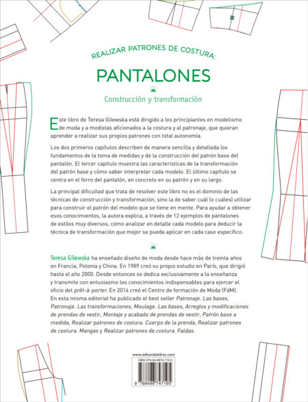 Realizar patrones de costura. Pantalones - Imagen 7