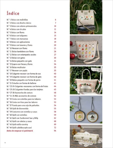 Bolsos, accesorios y quilts creativos de patchwork - Imagen 2