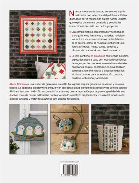 Bolsos, accesorios y quilts creativos de patchwork - Imagen 6